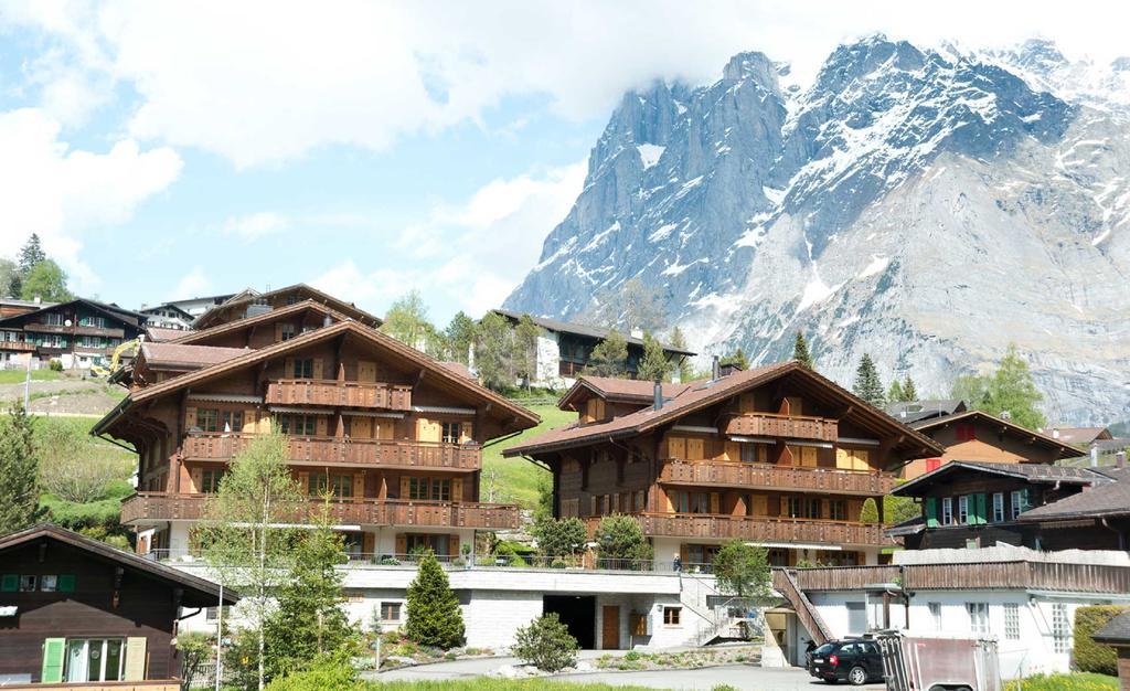 Mom - Alpine Boutique Apartments, Chalet Fagus, Terrace Studio Grindelwald Exterior photo